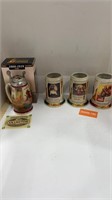 Budweiser Advertising Stein Lot