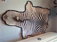 South Africa Real Zebra Hide Rug/Wall Mount