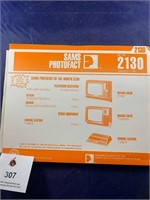 Vintage Sams Photofact Folder No 2130 Console TVs