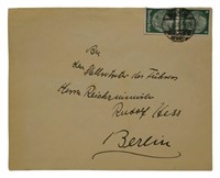 Original Envelope Addressed To Rudolf Hess