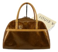 Louis Vuitton Bronze Tompkins Verni Handbag