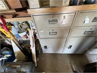 2 Drawer Cabinet and Contents