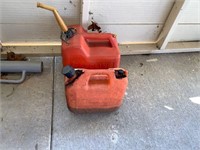PAIR OF GAS CANS