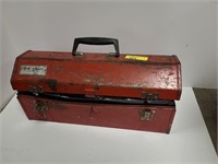S-K Tools Metal Toolbox with Contents