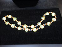 1960's / 70's Boho Style Glass Bead Necklace