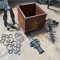 Decorative Iron Articles & Painted Box