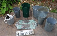 Rustic Buckets & Other Floral Decor