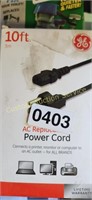 10FT AC POWER CORD