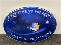 First Star To The Right Wall Plaque Fairy Art