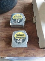 2 Stanley tape measure