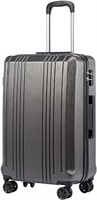 Coolife Luggage Spinner Suitcase