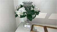 Small Glass Flower Vase, Candle Holder, and