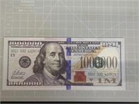 $1,000,000 novelty banknote