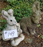 Rabbit Yard Statues