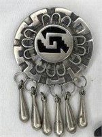 Mexican Silver Broach