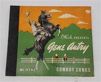 Okeh Gene Autry Cowboy Songs Set K-1 Record Set