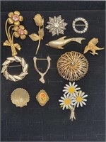 Very nice Lot of Vintage Brooches