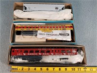 3- HO Scale Train Car Kits
