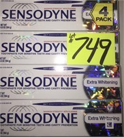 Sensodyne toothpaste 4pk exp 8-2021