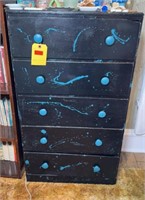 SPLATTER BLUE CHILDS DRESSER