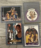 (4) Kobe Bryant Cards
