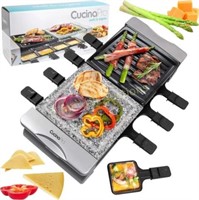 Dual Cheese Raclette - 8 Person Electric Cooker