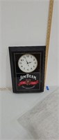 16x19 Jim Beam 1995 wall clock in amazing shape!