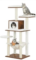 New Feandrea WoodyWonders Cat Tree, Modern Cat