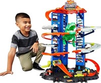 (U) Hot Wheels Toy Car Track Set City Ultimate Gar