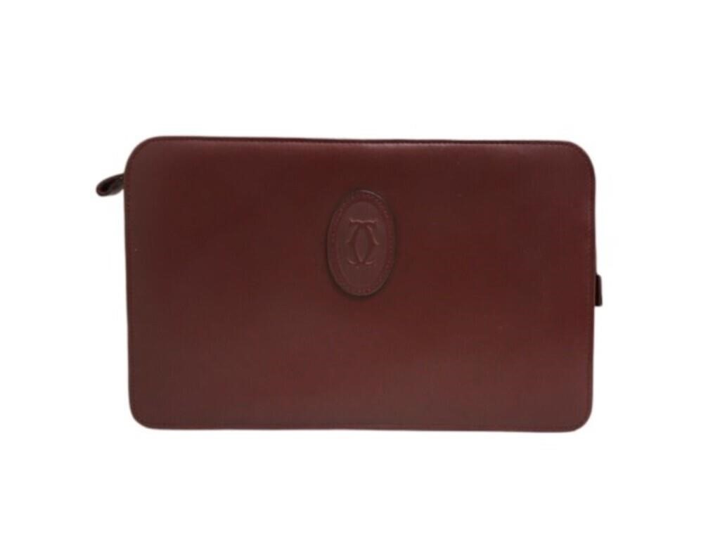 CARTIER Bordeaux Second Bag Clutch