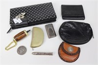 Leather Wallet, Coin Purses, Clutch & Keyrings