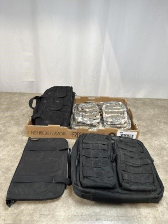 Boyd soft cases for pistols and Cabelas gun range