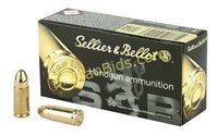 S&B 9MM 124GR FMJ - 50 Rds