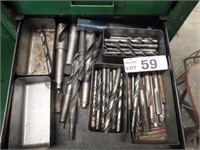 Qty V Drills (Contents of Drawer)