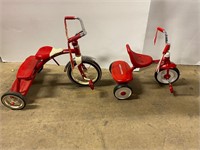 2 Red Rider Tricycles