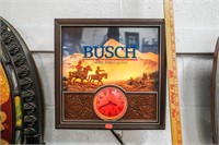 Vintage Busch 3-D Western Cowboy Lighted