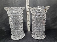 2 Fostoria  Vases