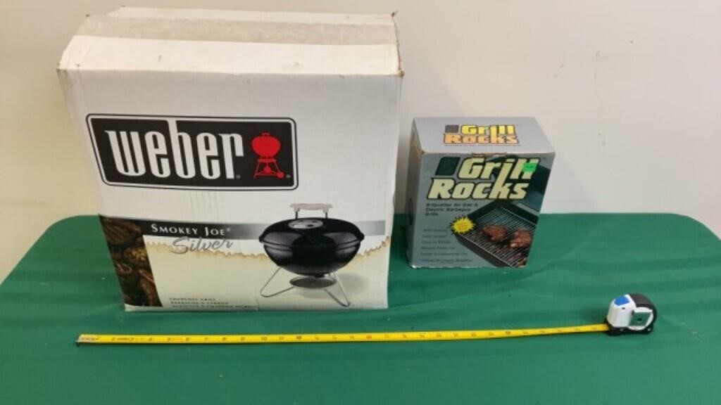 New Weber Grill & Grill Rocks