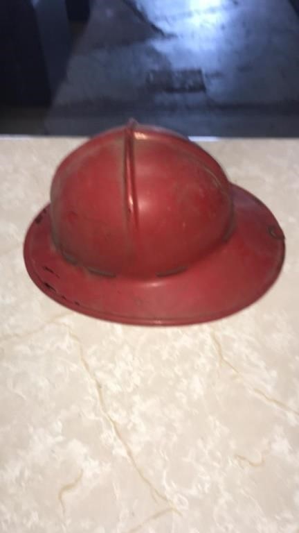 Vintage red hard hat