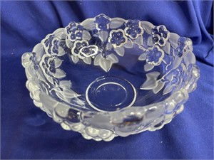 4 Home Beautiful Crystal 5 1/2” frosted Cherry