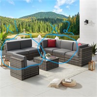 $449 - Aoxun 7 Pieces Patio Furniture Set