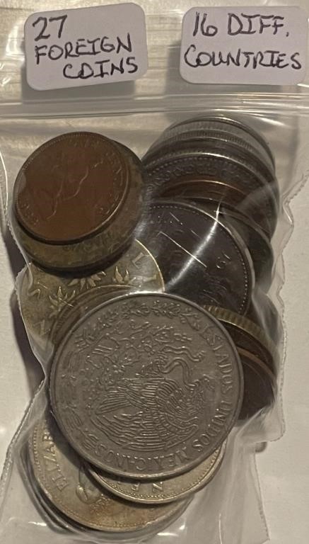 (27) Foreign Coins - (16) Countries