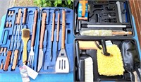 GRILL SET IN BOX AND CAR WASHING KIT IN BOX