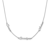 Sterling Silver- Personalized Name Necklace