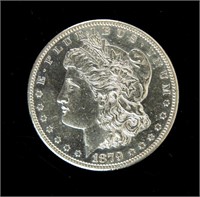 Coin 1879-S Rev'78 Morgan Silver Dollar-AU