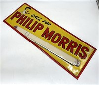 Call For Philip Morris Tobacco Advertising Metal S