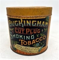 Vintage Tin - Buckingham Bright Cut Plug Smoking T