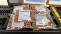8 1 pound bags of hazelnuts