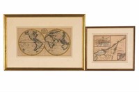 WORLD MAP & MONTREAL MAP