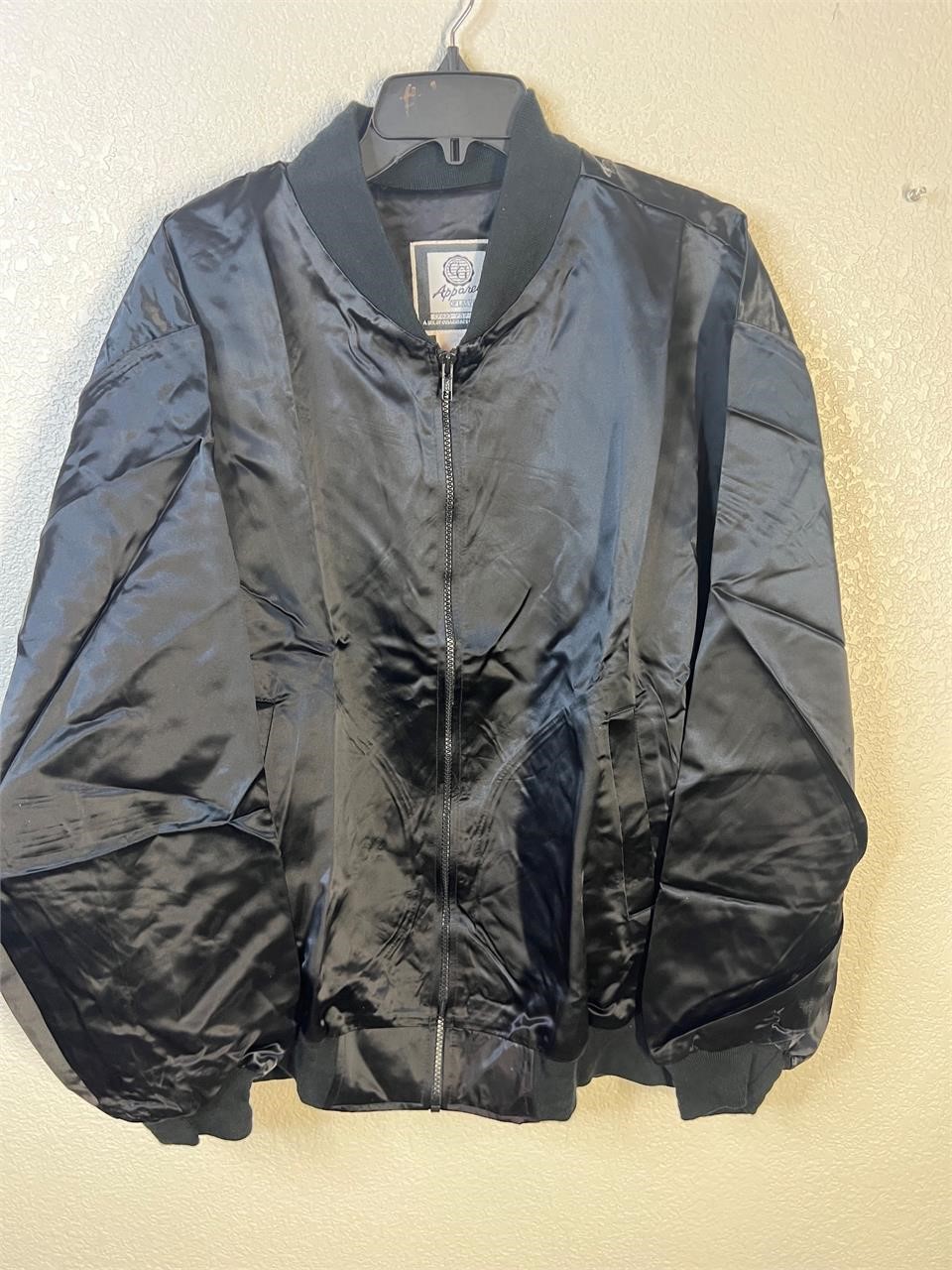 Vintage Satin Jacket Blank Black XXL